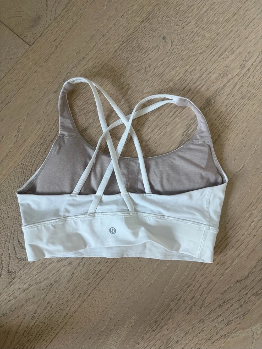 Lululemon Women's White Strappy Bralette